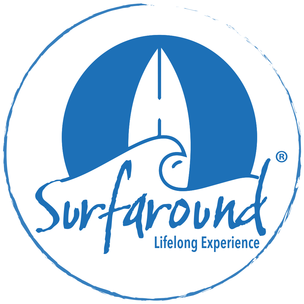 Surfaround | Surf e Green Experience per un mare più pulito Logo
